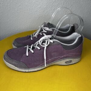 Chaco Sneakers Rum Raisin Canvas Low Top Lace Hiking Shoes Trainers Womens 7.5